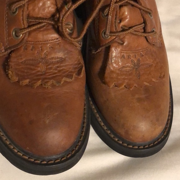 Womens Ariat lace up boots - Picture 3 of 6